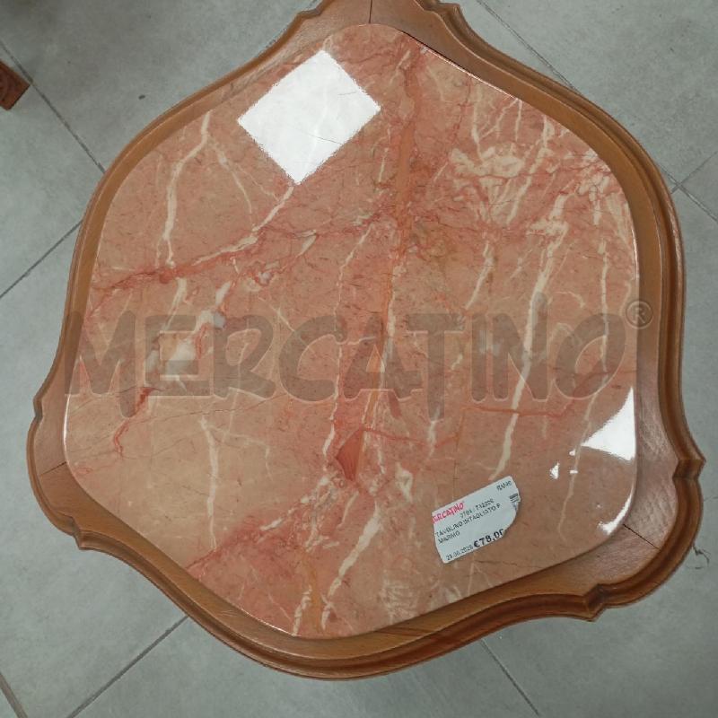 TAVOLINO INTAGLIATO P\MARMO | Mercatino dell'Usato Roma viale tirreno 3
